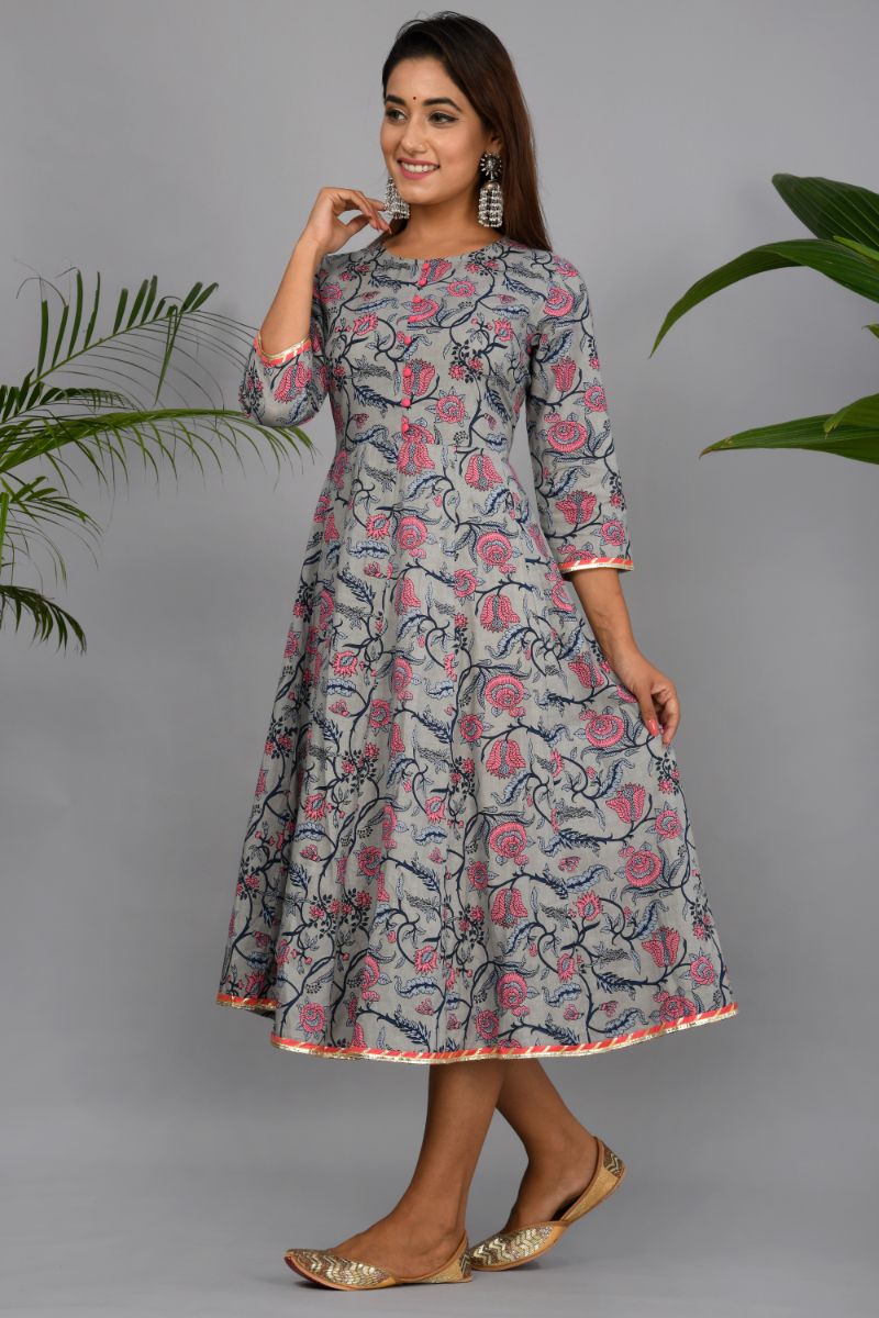 FABANTO Women Printed Anarkali Kurta - Buy FABANTO Women Printed Anarkali  Kurta Online at Best Prices in India | Flipkart.com